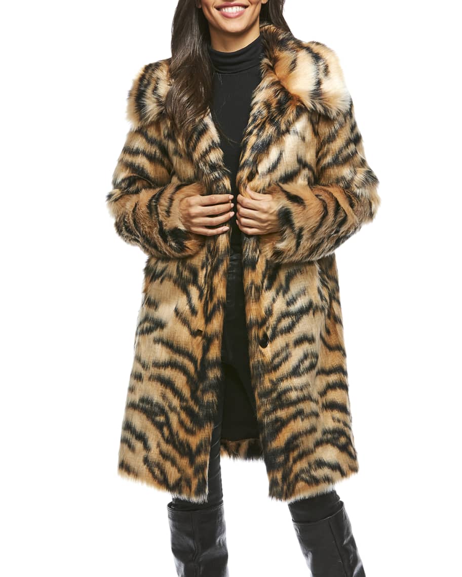 Fabulous Furs Reversible Faux-Fur Storm Coat | Neiman Marcus