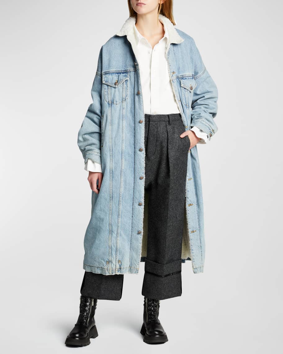 R13 long clearance anorak puffer jacket