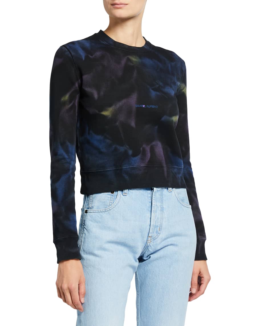 Yves saint laurent tie dye sweatshirt discount