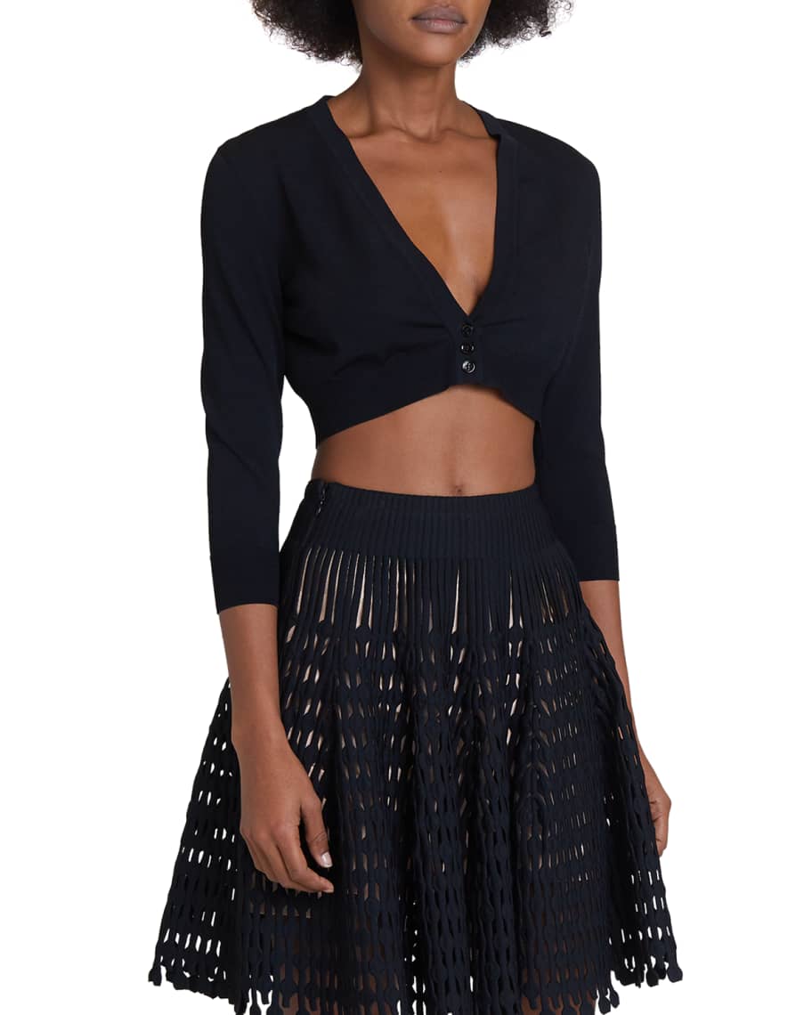Alaia cropped cardigan sale
