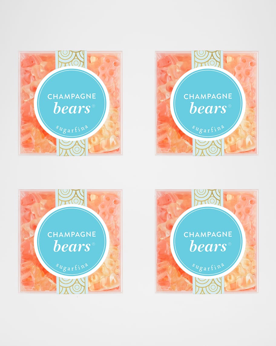 Sugarfina Champagne Bears Small Cube 4 Piece Kit Neiman Marcus