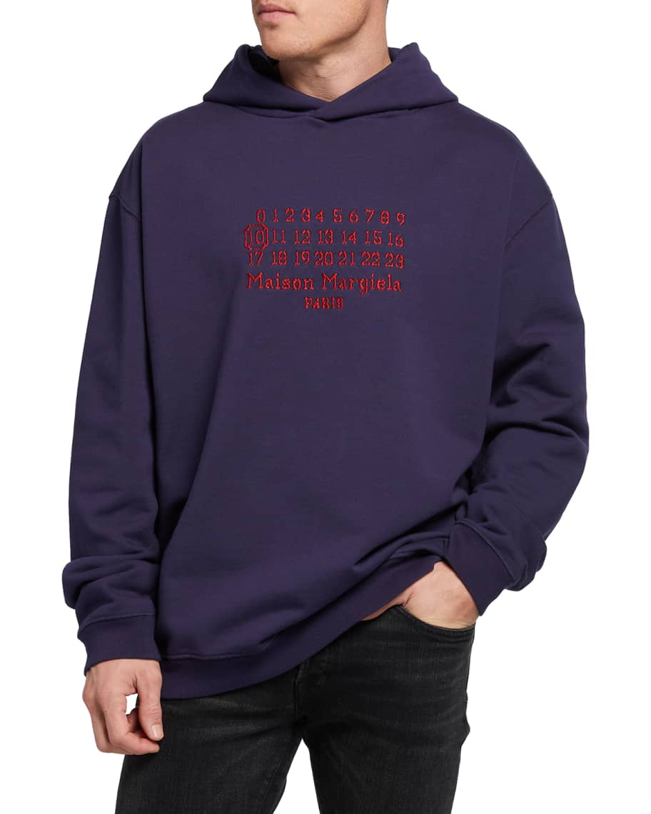 ★Maison Margiela★ Maison Margiela Universal Stitch Logo Mo Maison Margiela Men's Country Stitch Logo Hoodie | Neiman Marcus