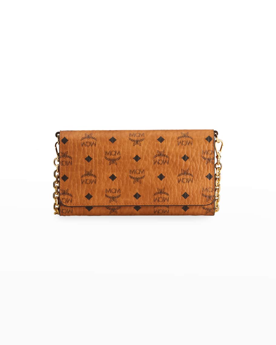MCM Tracy Monogram-print Faux-leather Cross-body Bag in Brown