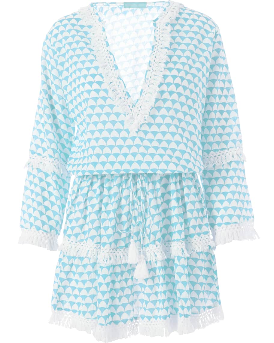 Melissa Odabash Claudia Coverup Mini Dress Neiman Marcus