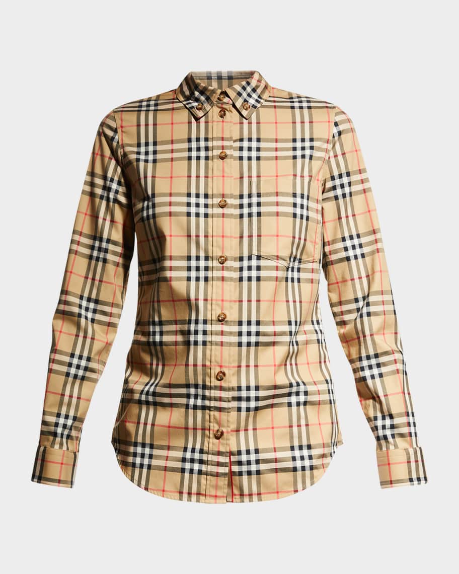 Vintage burberry blouse online