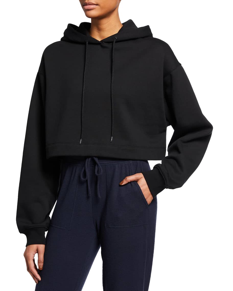 Alo Yoga Bae Logo Cropped Hoodie - ShopStyle