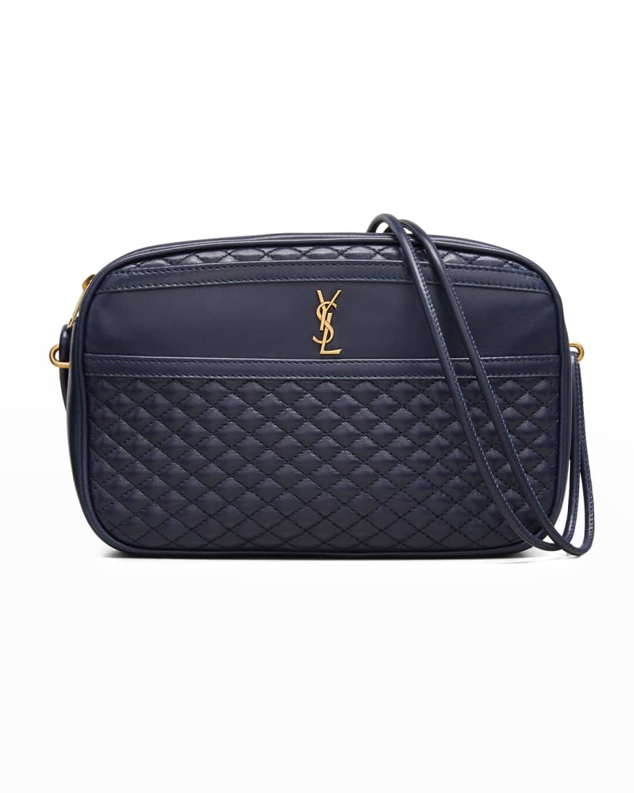 Saint Laurent Victoire YSL Quilted Leather Camera Bag Neiman Marcus