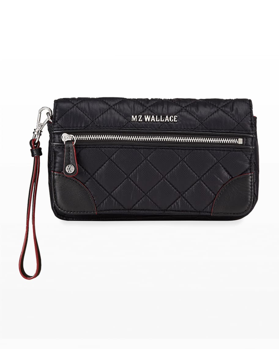 MZ WALLACE Crosby Convertible Quilted Wristlet Bag Neiman Marcus
