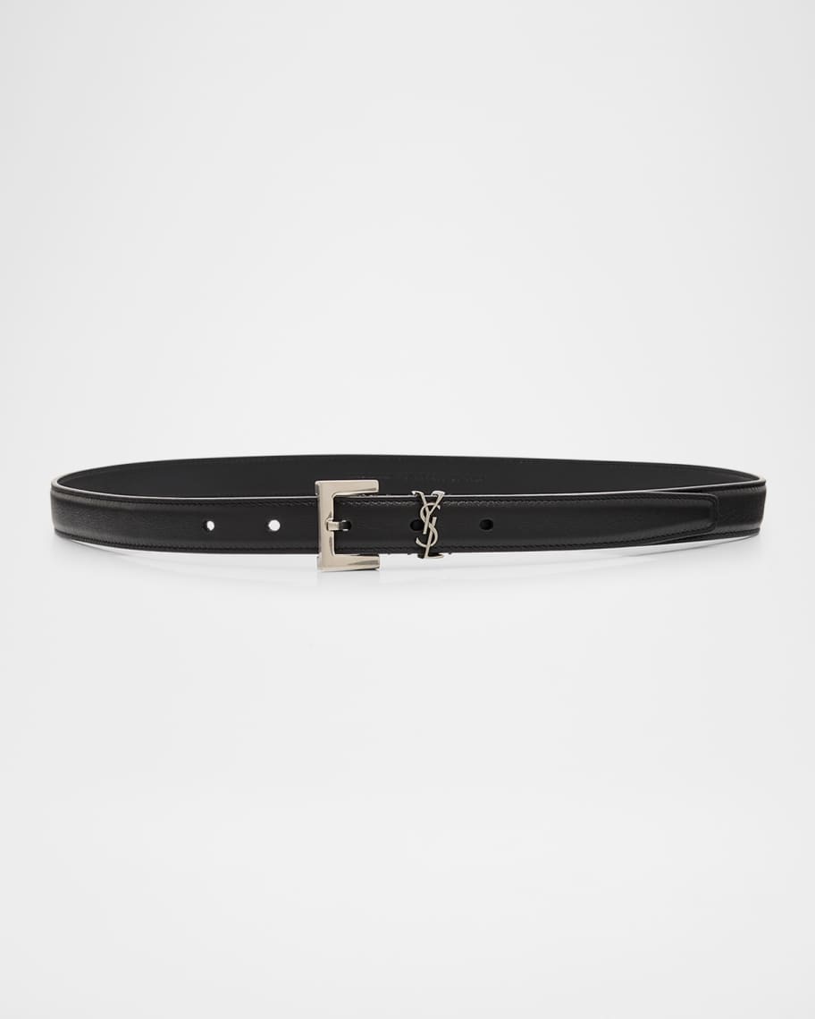 YSL Cintura Box Leather Belt