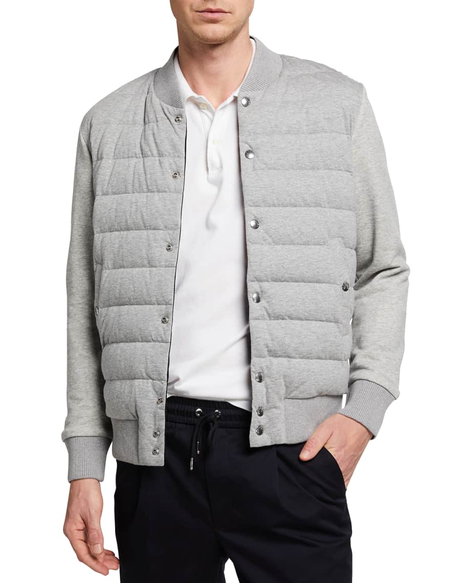 Moncler quilted bomber jacket best sale