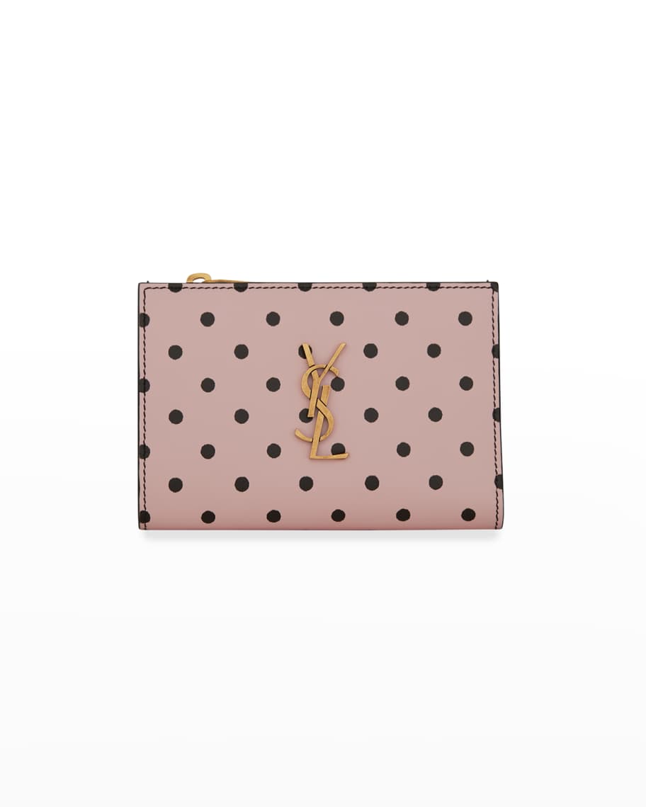 Ysl polka sales dot card holder