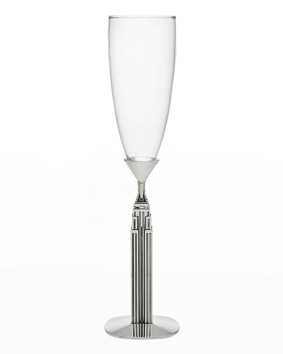 Godinger Empire State Building Champagne Flute Neiman Marcus