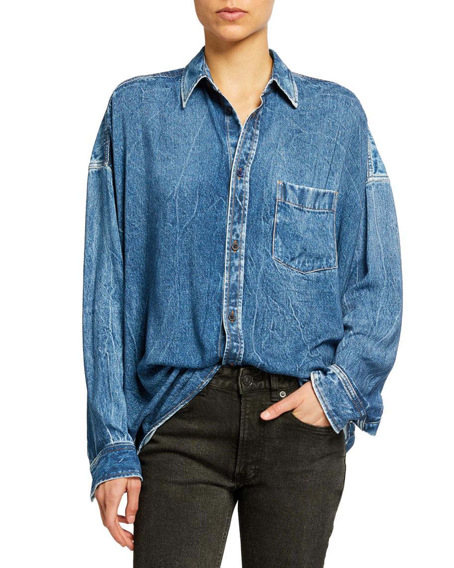 balenciaga trompe l oeil shirt