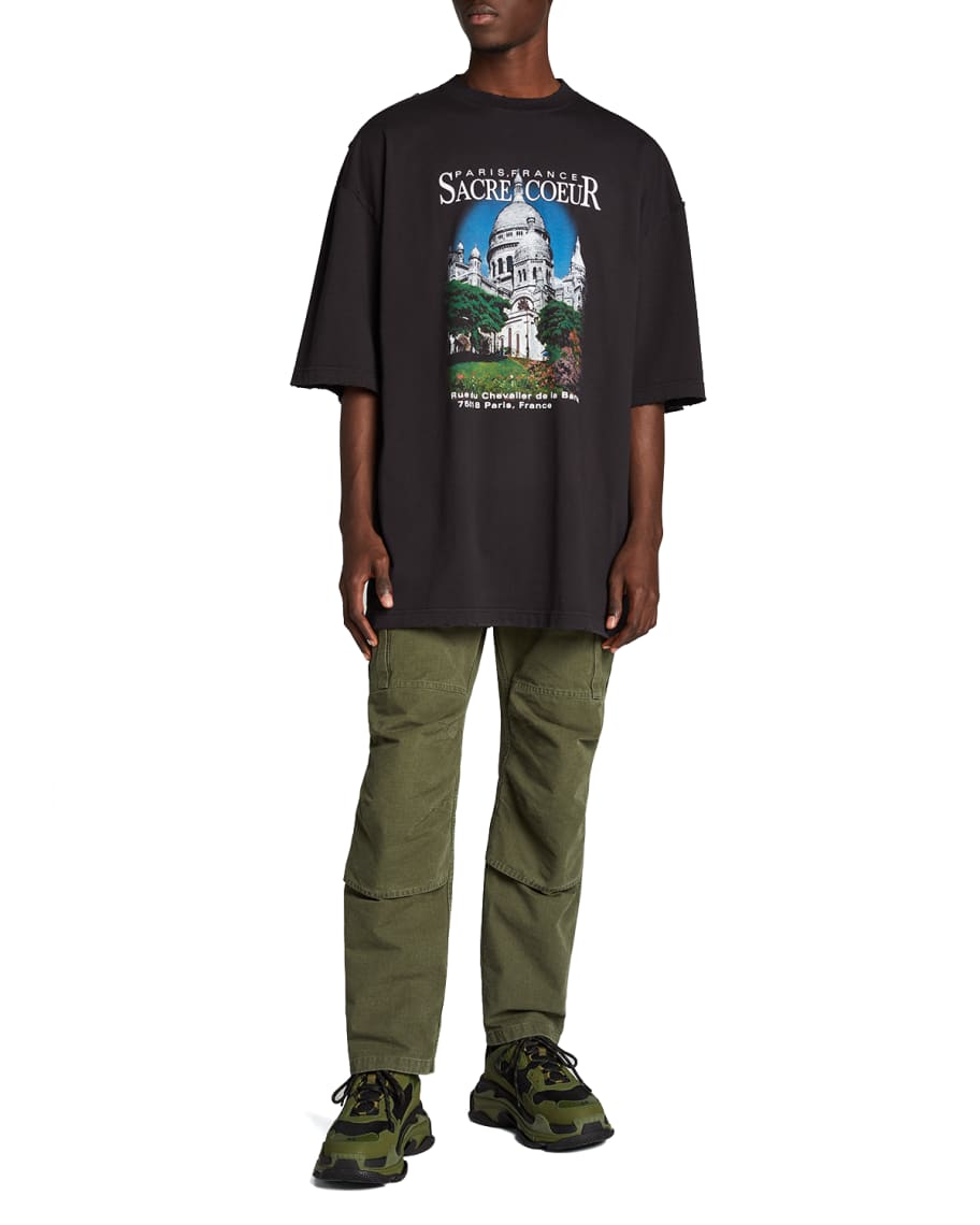 Balenciaga Men s Sacre Coeur Oversized T Shirt Neiman Marcus
