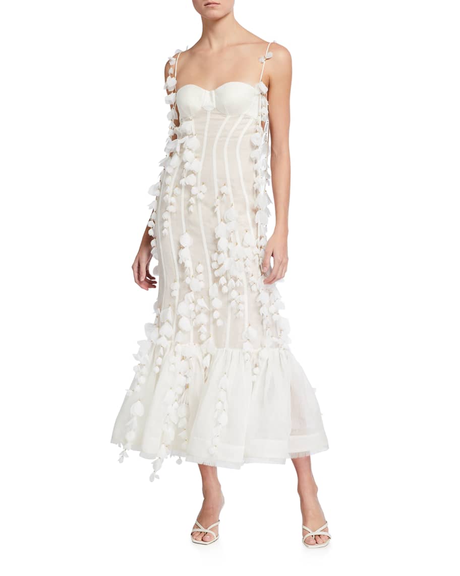Zimmermann Botanica Sleeveless Petal Gown | Neiman Marcus