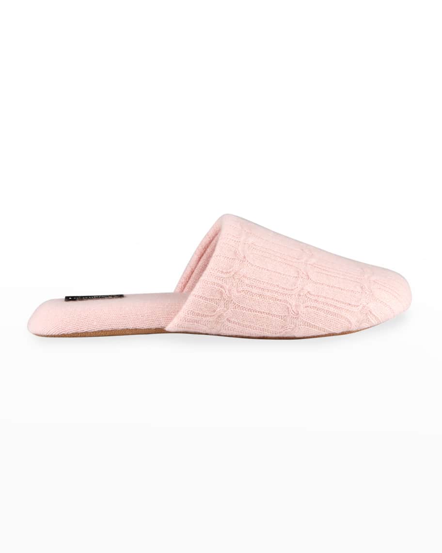 Minnie rose cashmere slippers top
