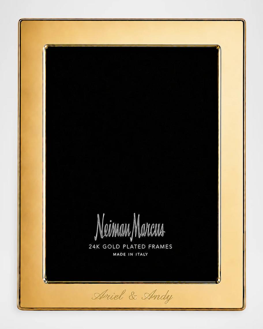Tiffany Plain 24K Gold-Plated Personalized Picture Frame, 5x7 | Neiman ...