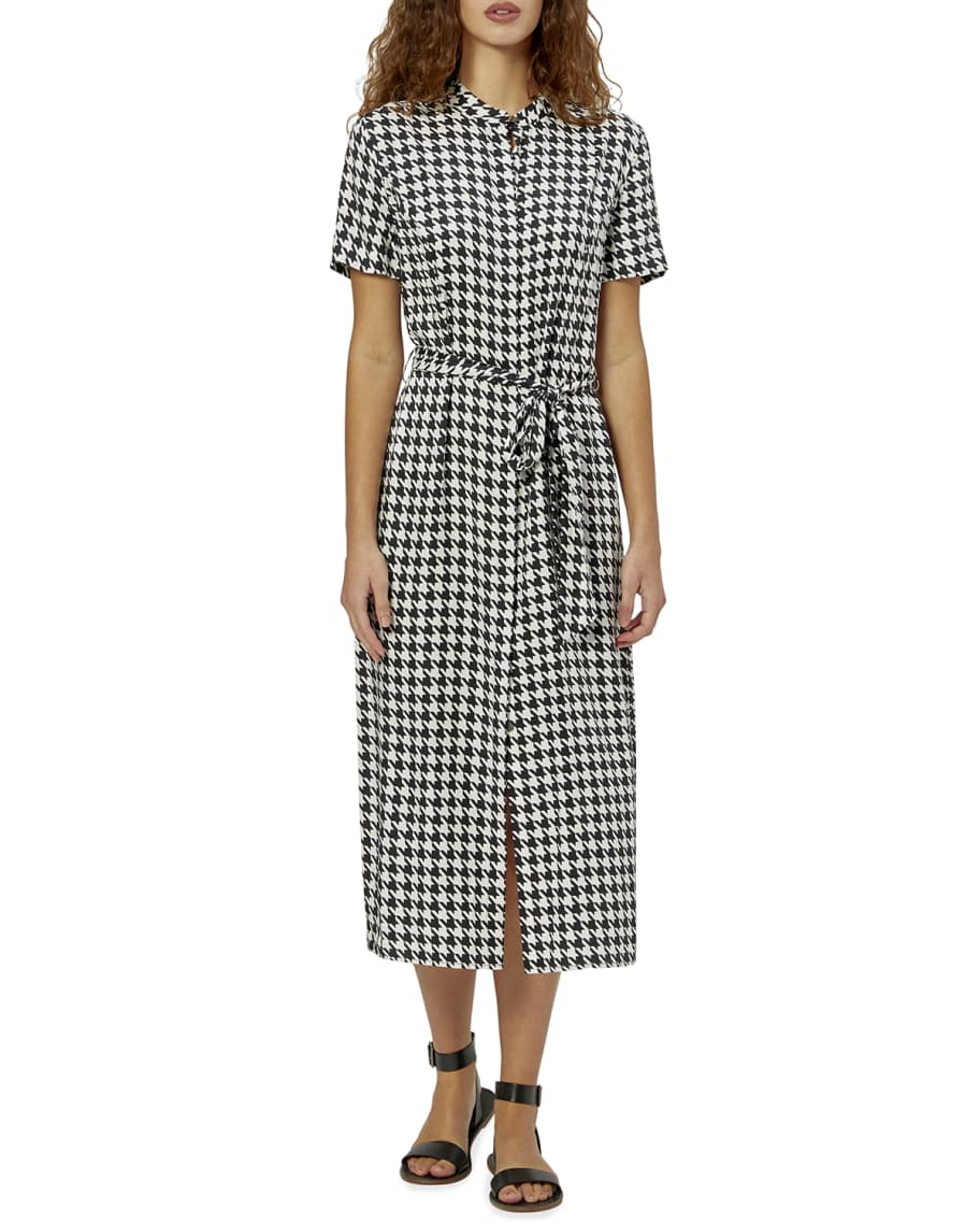 Equipment Christabella Short Sleeve Belted Shirtdress Neiman Marcus