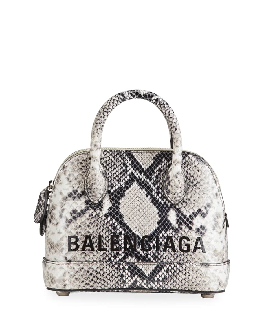 Balenciaga Ville XXS AJ Top-Handle Bag with Logo