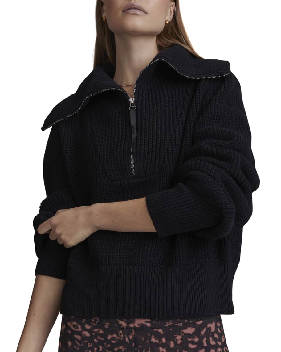 Varley Mentone Half-Zip Knit Pullover