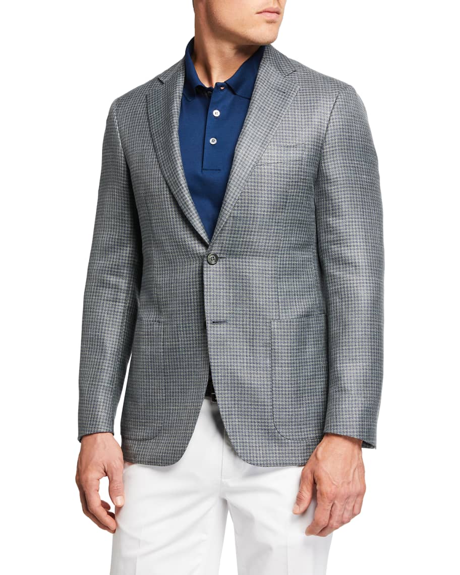 Canali Men's Houndstooth Sport Jacket Neiman Marcus