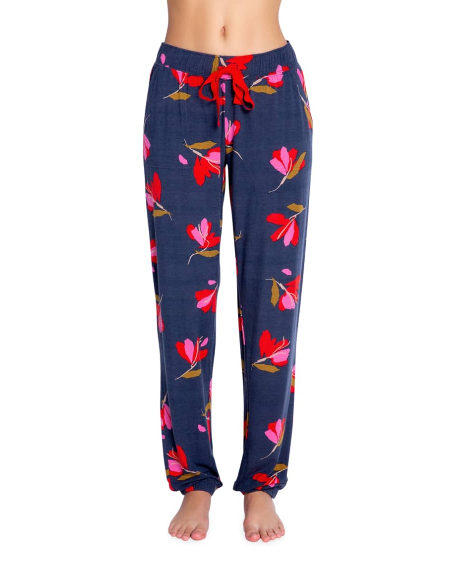 PJ Salvage Love Blooms Jersey Pajama Pant Neiman Marcus