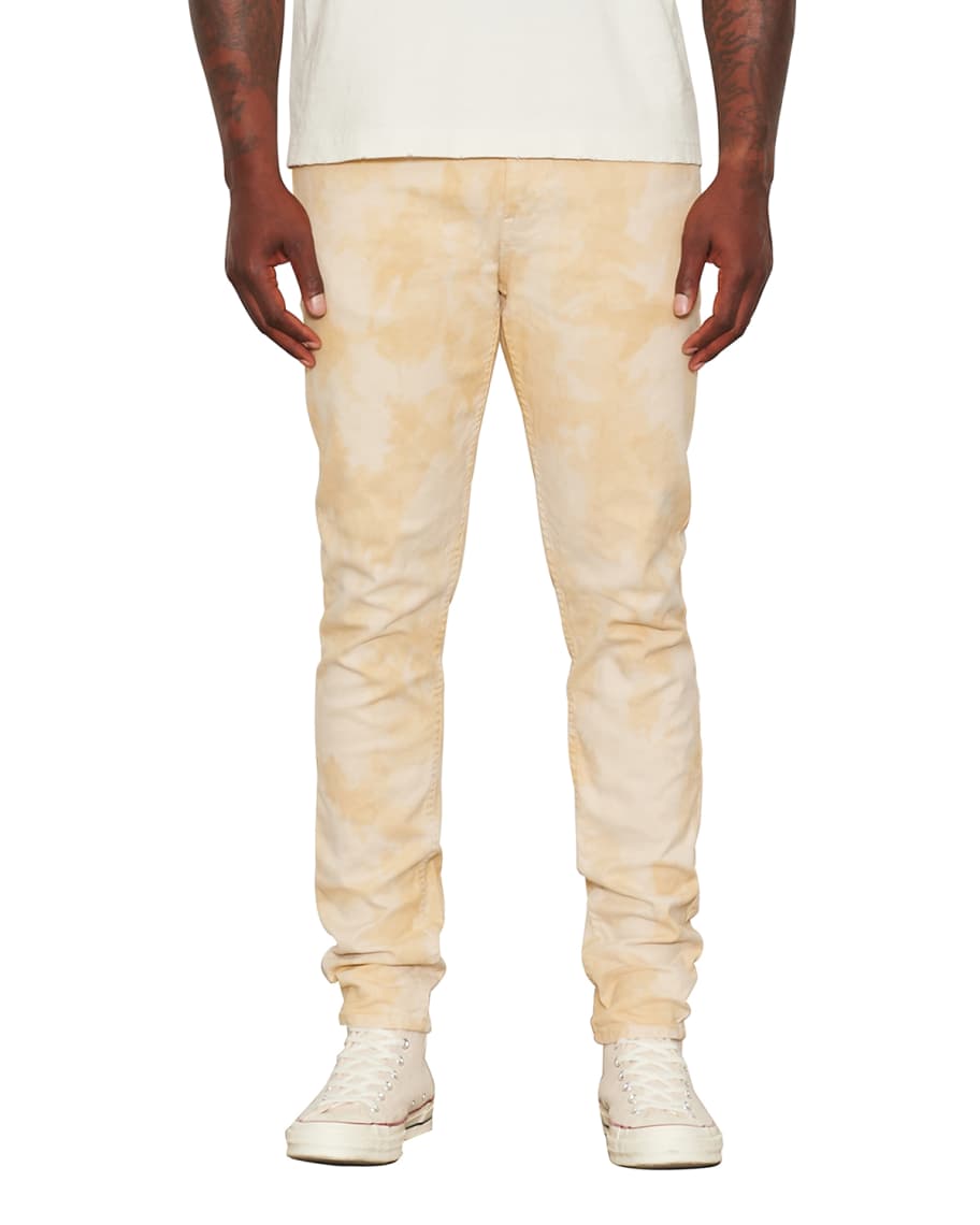 Hudson Men's Zack TieDye Skinny Jeans Neiman Marcus