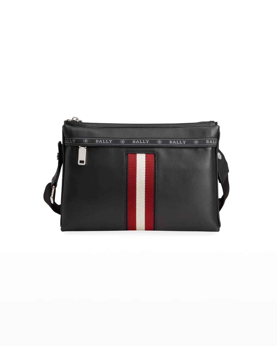 Bally Men's Trainspotting Leather Crossbody Bag | Neiman Marcus