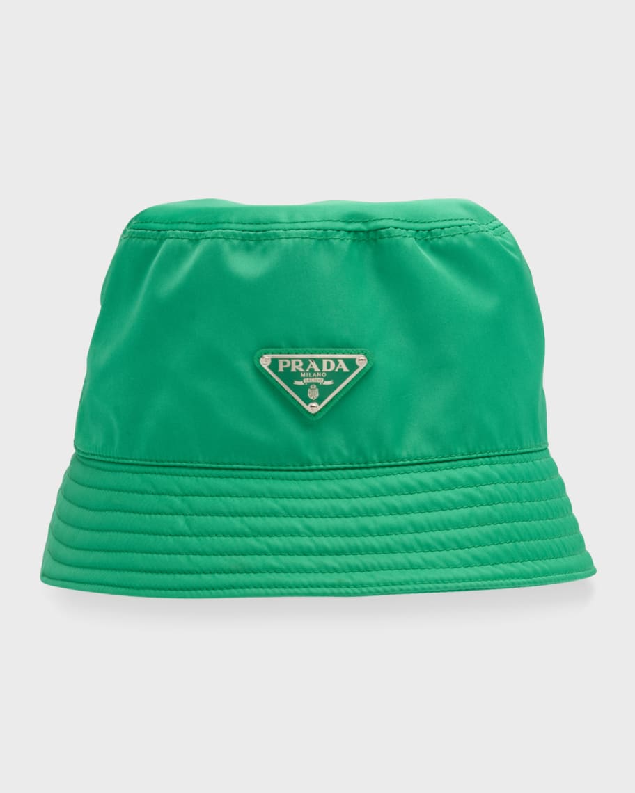 Prada Men's Nylon Bucket Hat | Neiman Marcus