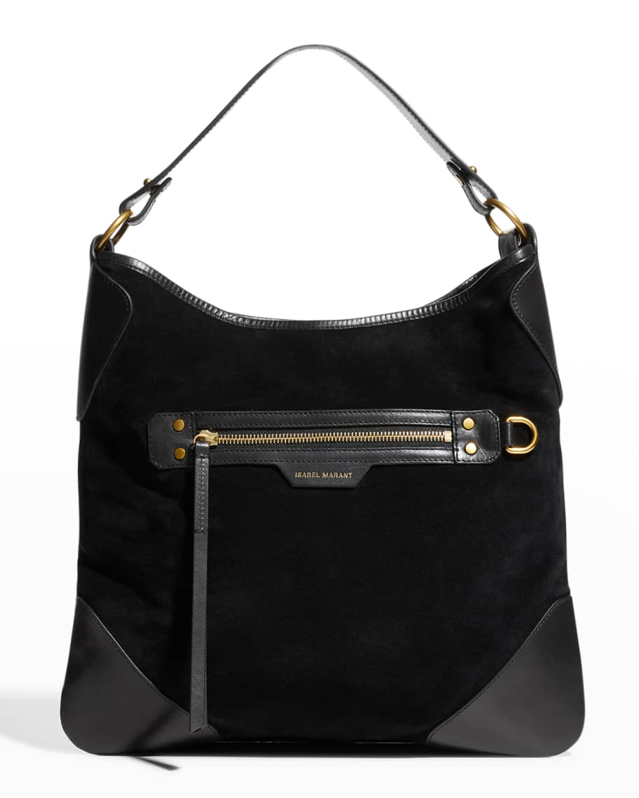 Isabel Marant Amuko Suede Hobo Shoulder Bag Neiman Marcus