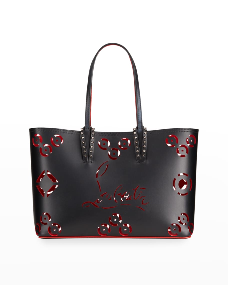 Christian Louboutin Cabata Small Perforated Loubinthesky Leather Tote ...