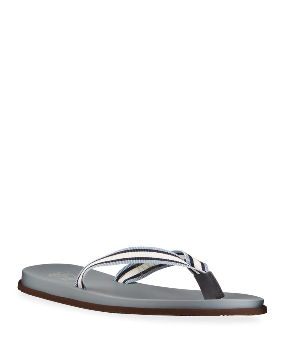 Brunello cucinelli mens flip flops clearance