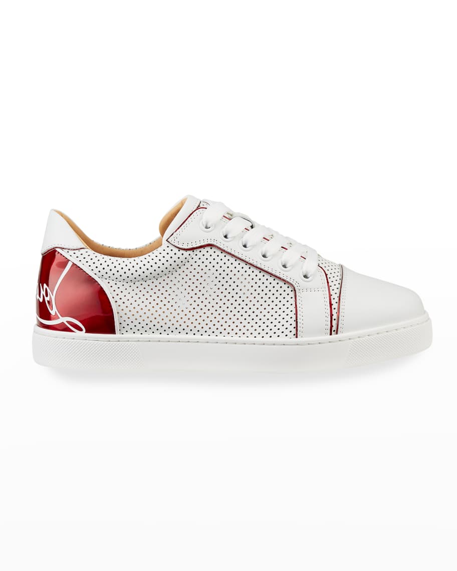 sandsynlighed inkompetence golf Christian Louboutin Bicolor Low-Top Logo Sneakers | Neiman Marcus