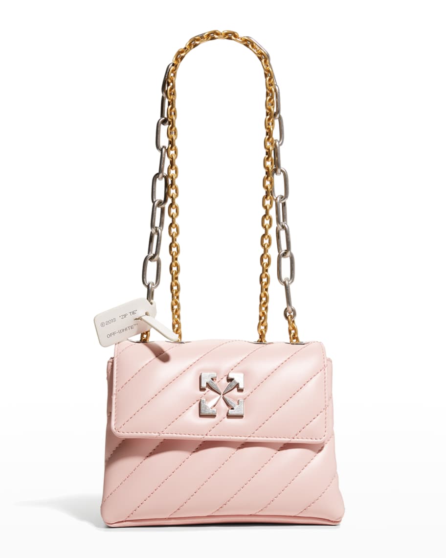 Off-White Jackhammer 19 Diagonal Quilted Chain Shoulder Bag