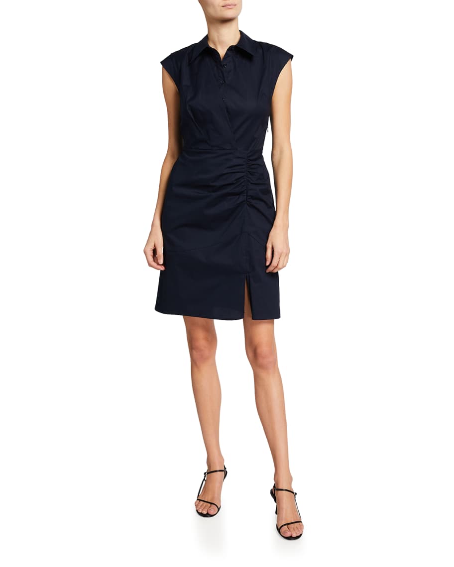 Milly Maxwell Poplin Dress | Neiman Marcus
