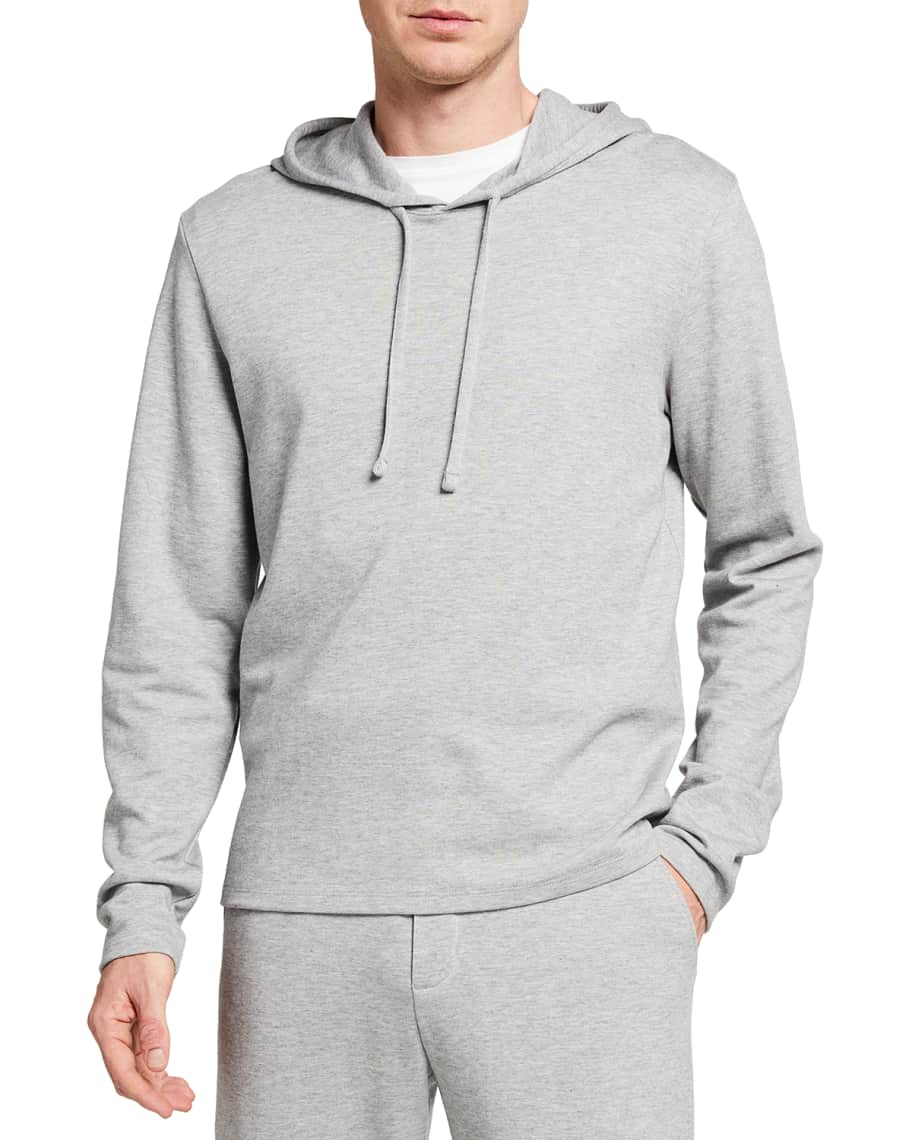 Vince Men s Cozy Double Knit Pullover Hoodie Neiman Marcus