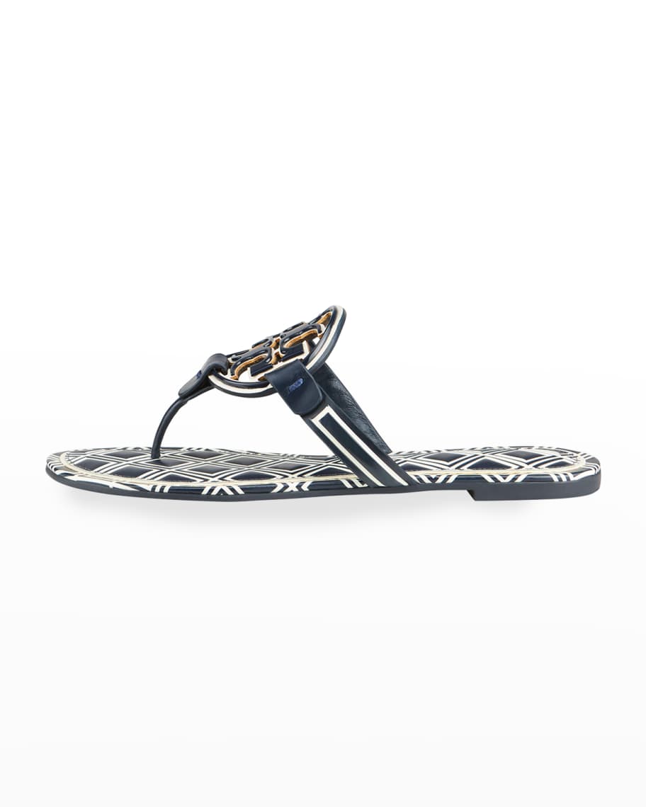 Tory Burch Miller Medallion Thong Sandals | Neiman Marcus