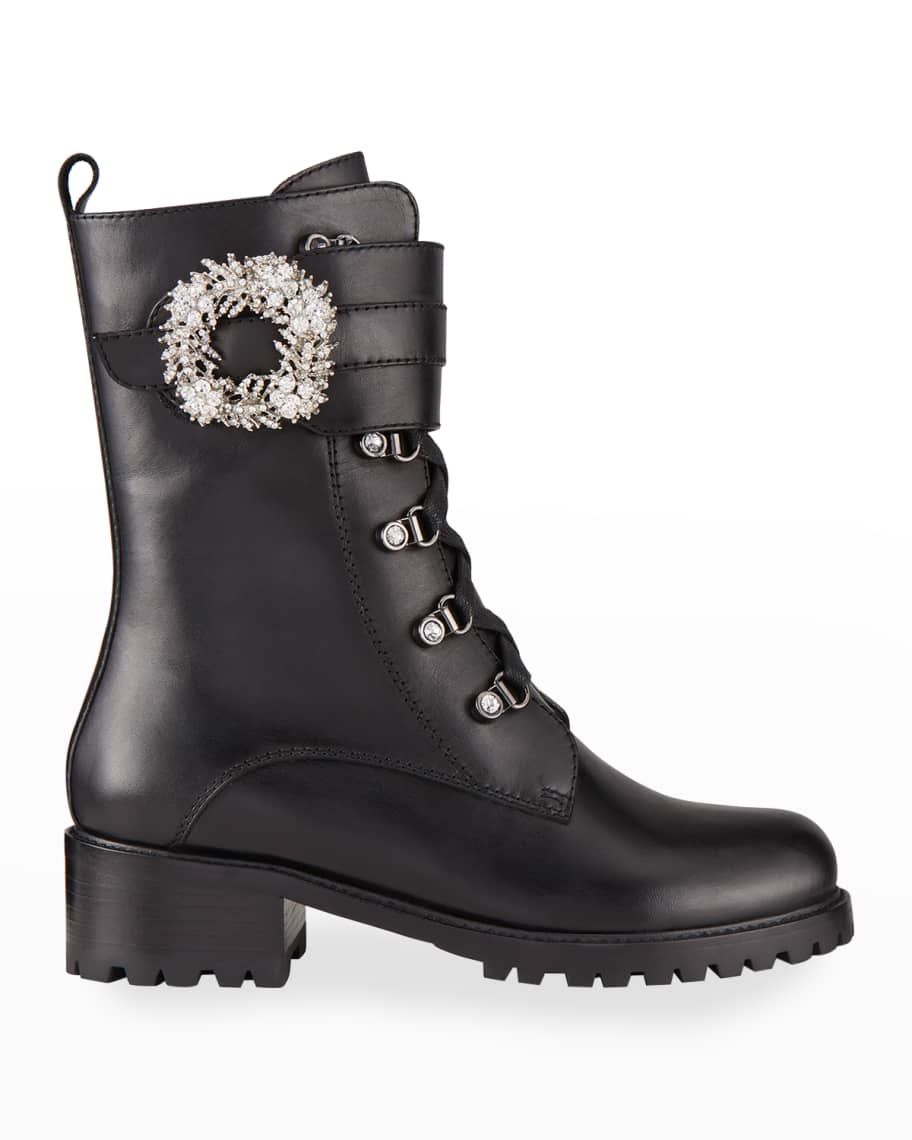 Nikkie embellished strap boots new arrivals
