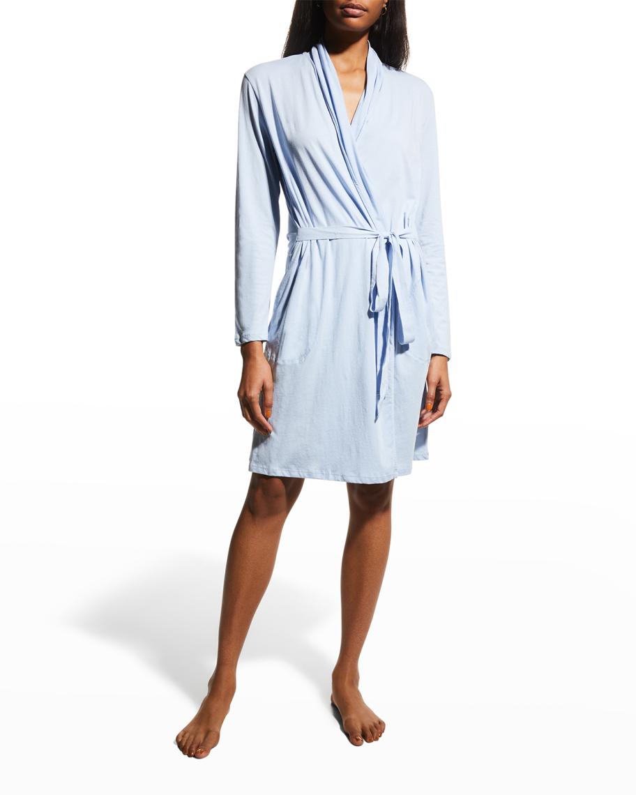 Skin Coleen Pima Cotton Jersey Robe | Neiman Marcus