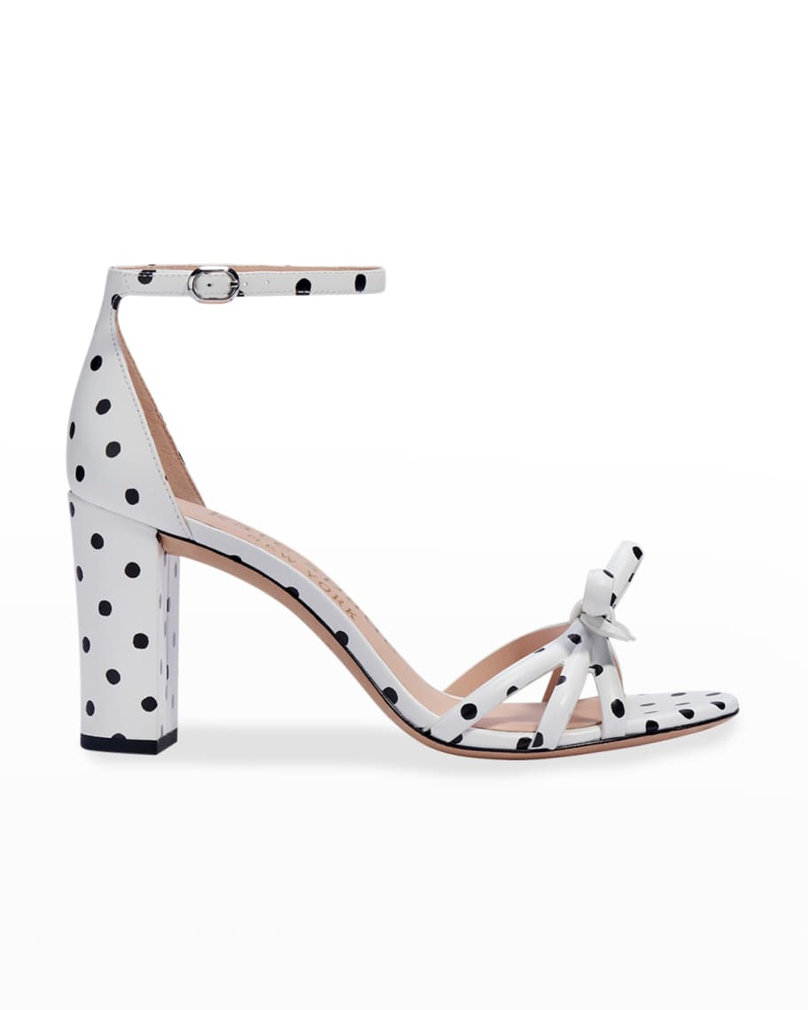 kate spade polka dot heels