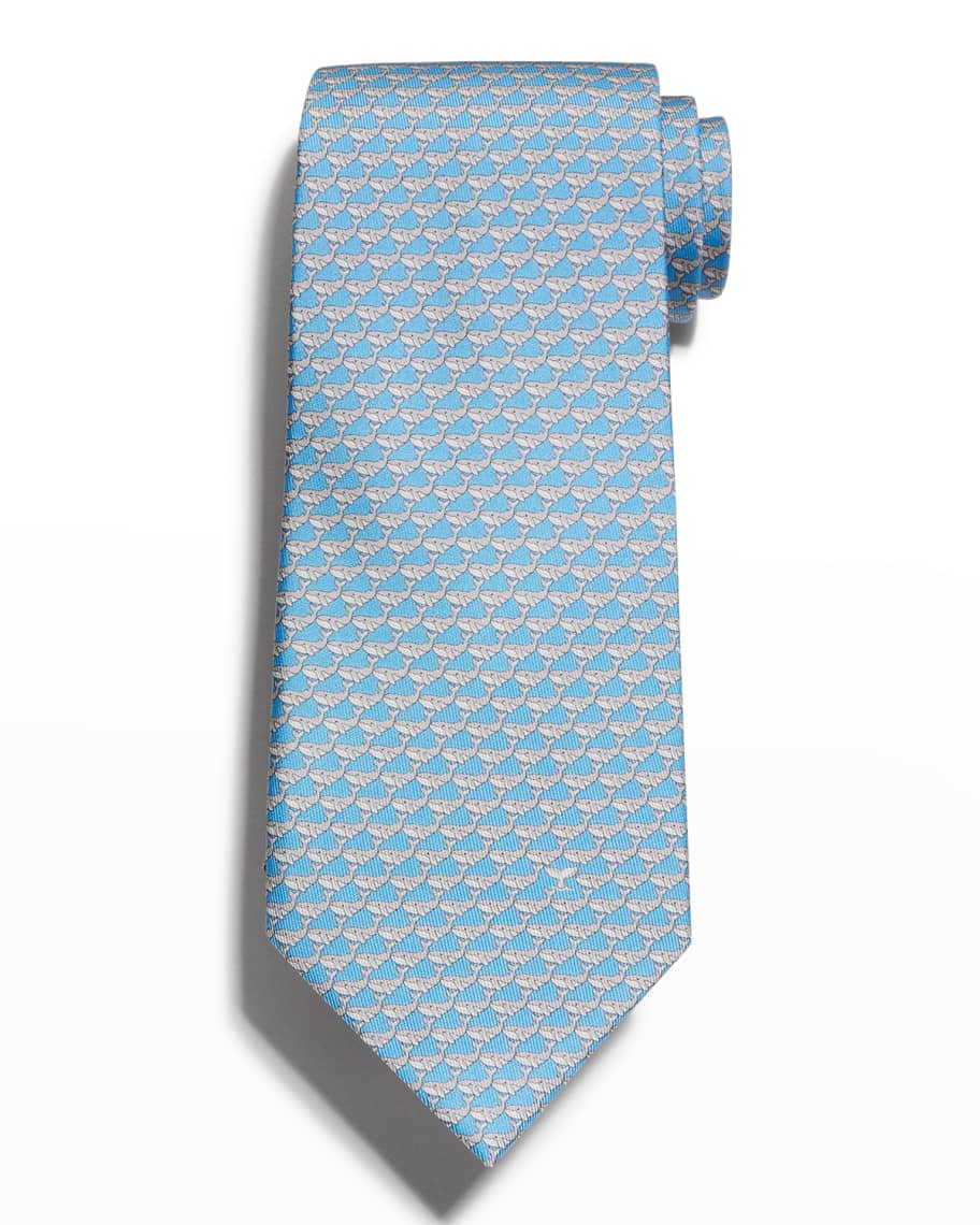 ferragamo whale tie
