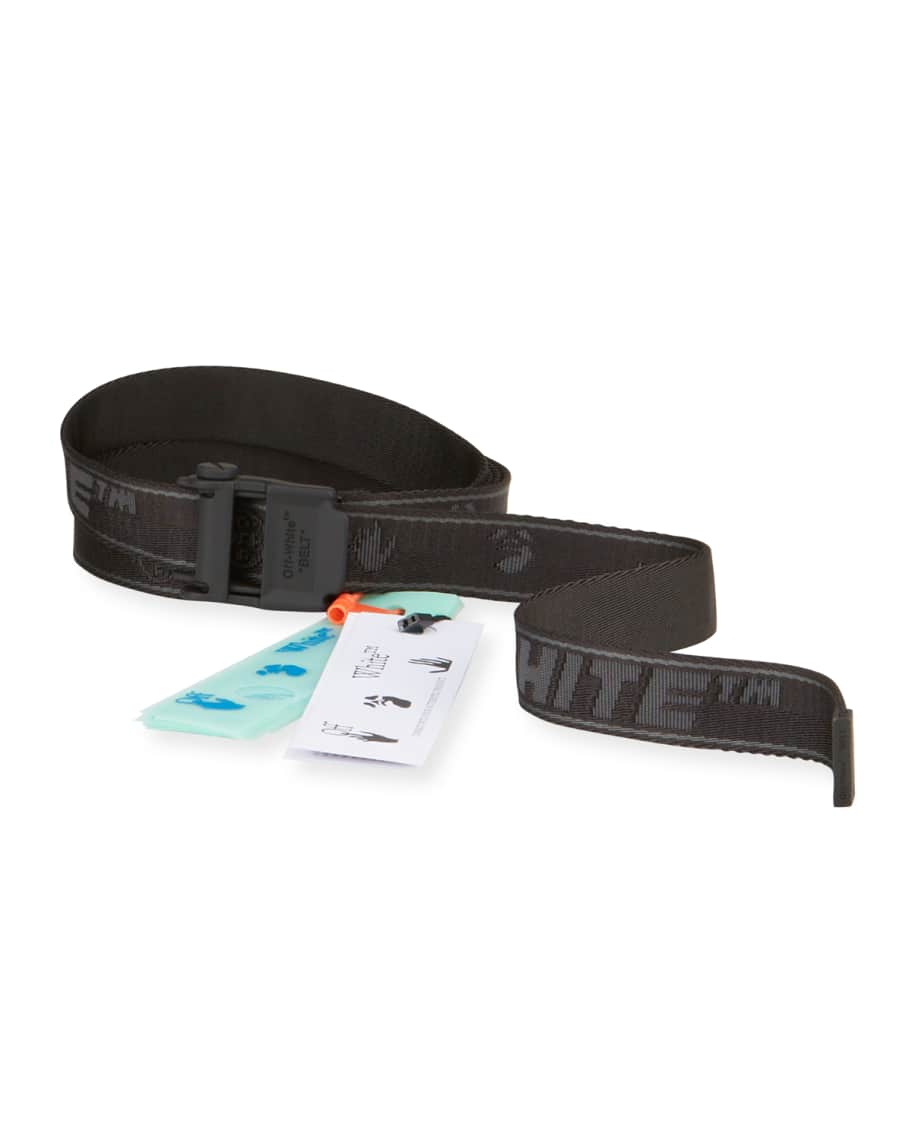 Off-white Black Mini Industrial Belt