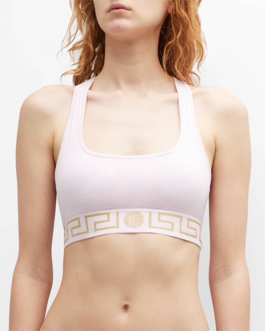 RECYCLED LYCRA SPORTS BRA - VERSACE for WOMEN