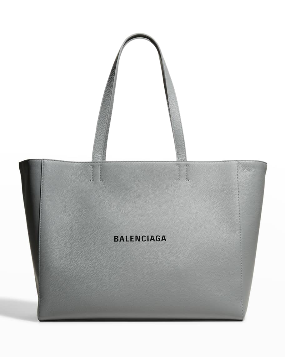 Balenciaga Everyday Logo Calfskin Tote Bag | Neiman Marcus