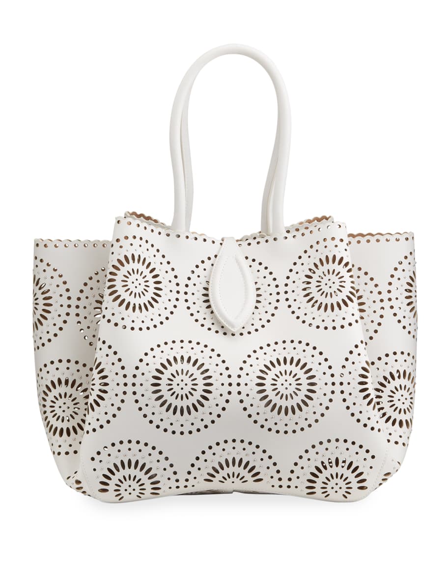 Angèle 25 Leather Tote Bag