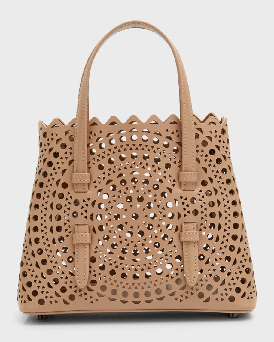 【関税&送料込】Alaia Alaia Mina 20 Perforated Bag ALAÏA BLACK NEO MINA 20 BAG IN VIENNE CALFSKIN |ALAÏA US