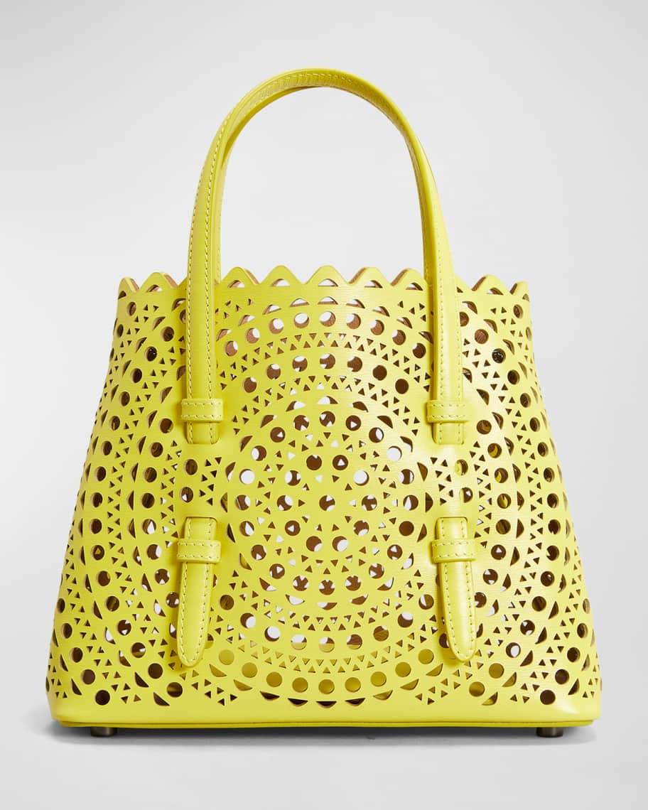 ALAIA Mina 20 Vienne LaserCut TopHandle Bag Neiman Marcus