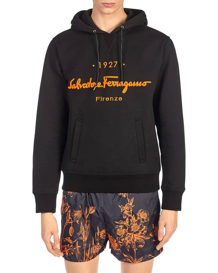 Ferragamo 1927 Signature Sweatshirt Black - SS22 Men's - US