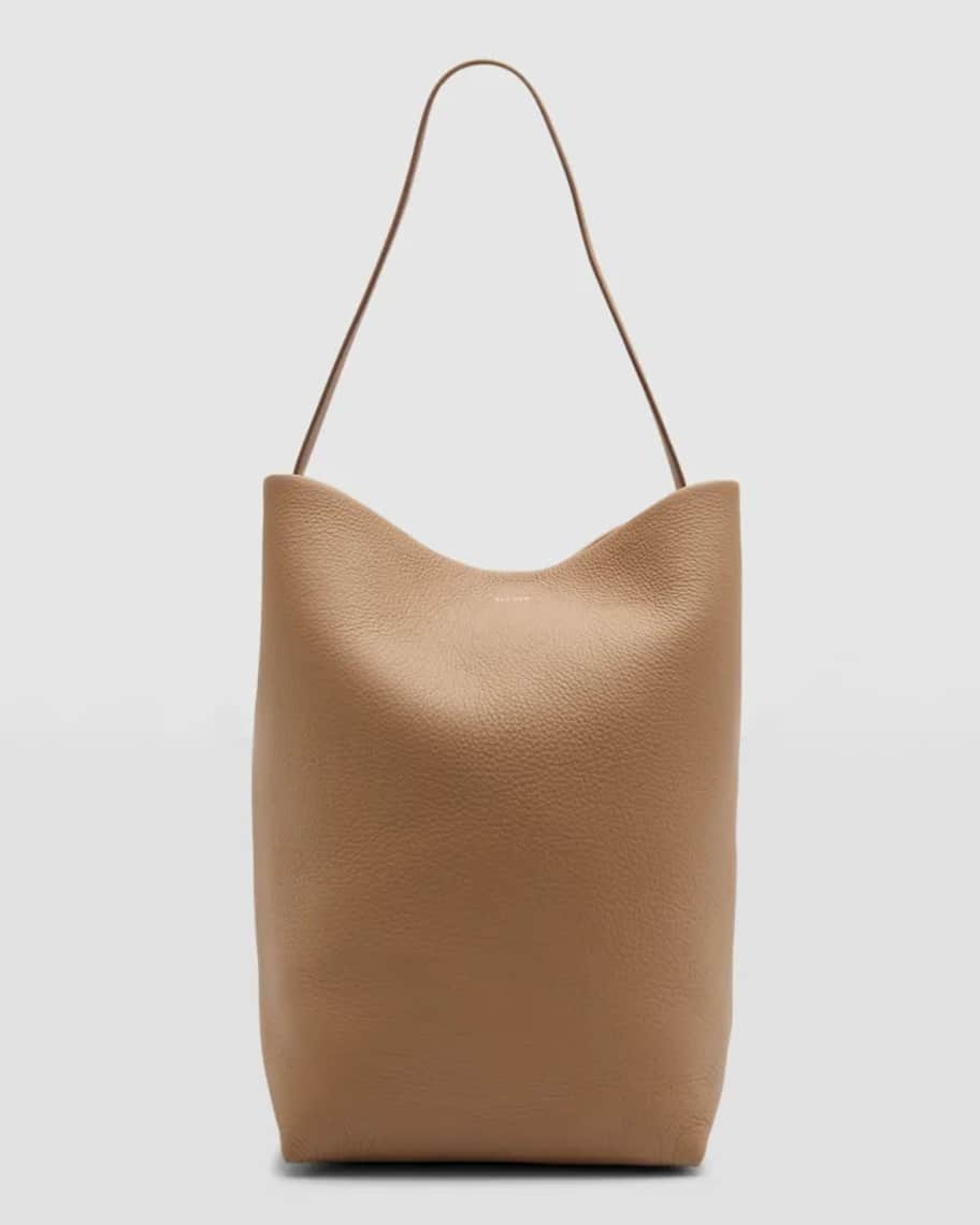 The Row, Small N/S Park suede tote bag