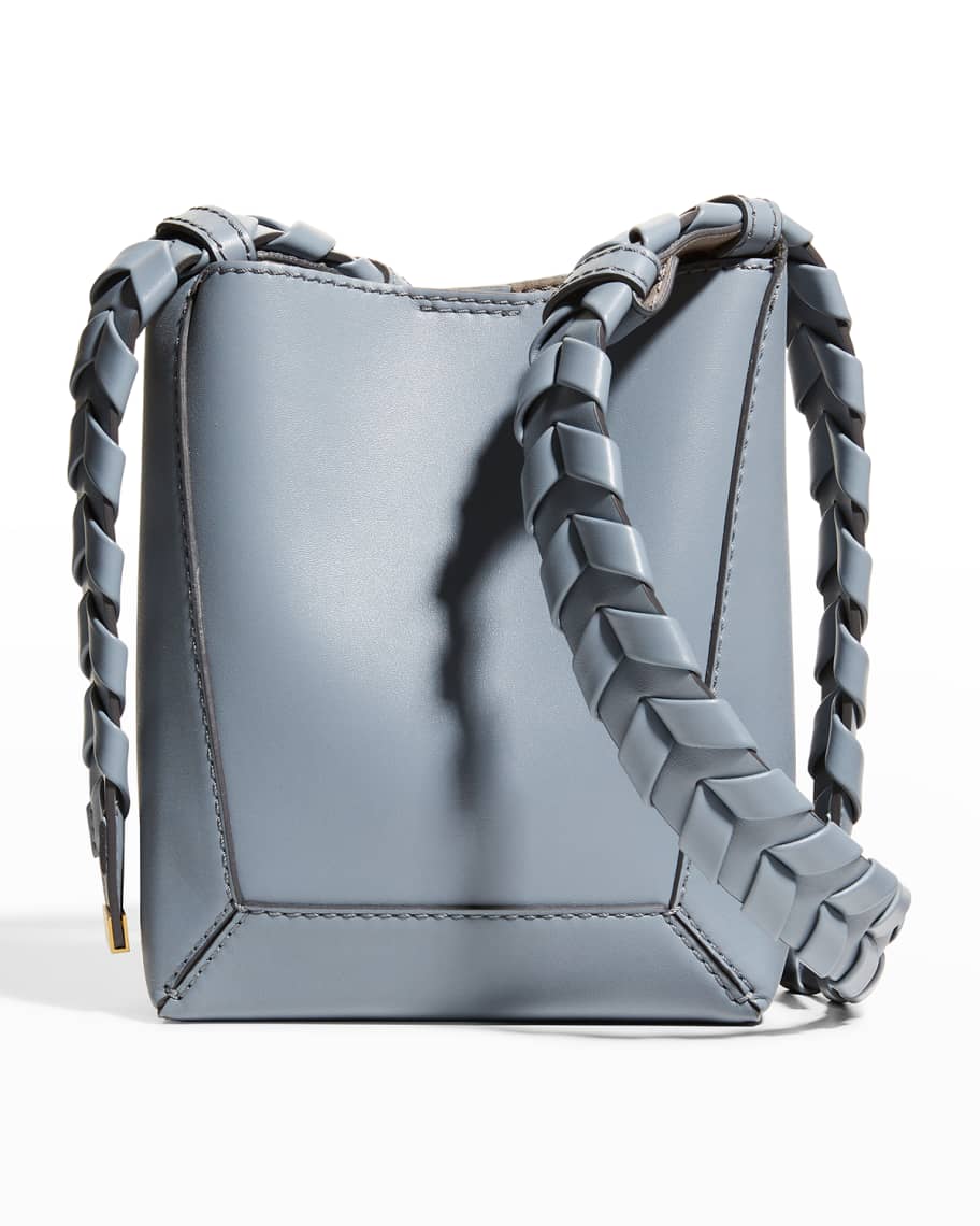 Stella McCartney Grey Faux Leather Medium Hobo Bag
